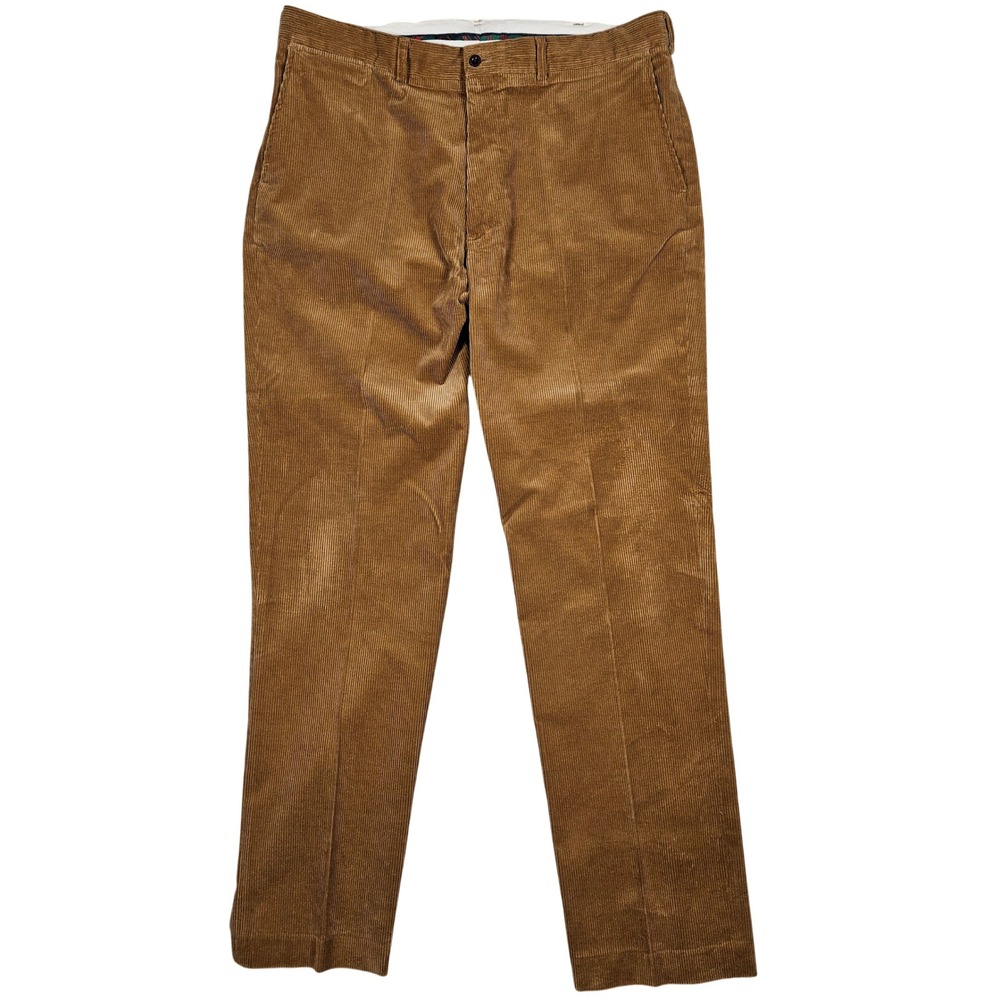 Polo Ralph Lauren Men's 40T-36 Brown Pants Corduroy Classic Trousers Y2k VTG